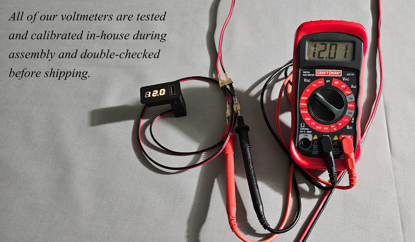 E30 USB Charger + Voltmeter