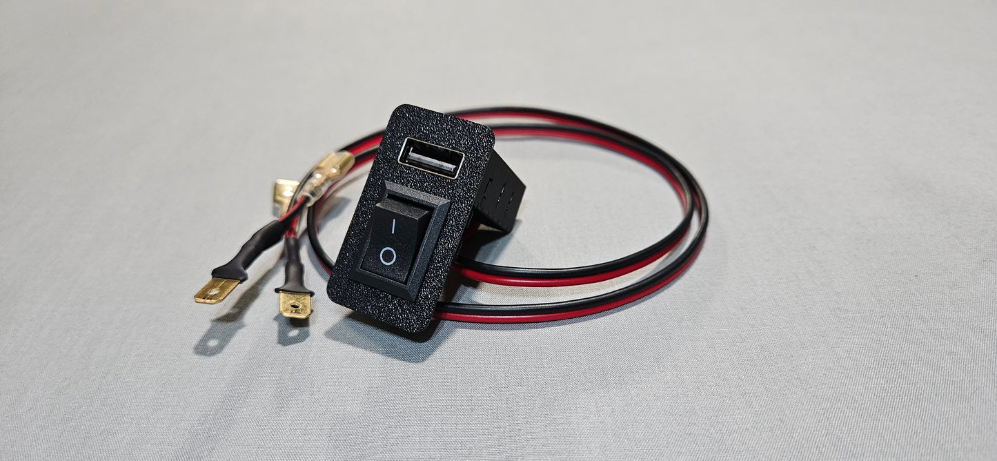 E30 USB Charger + Rocker Switch