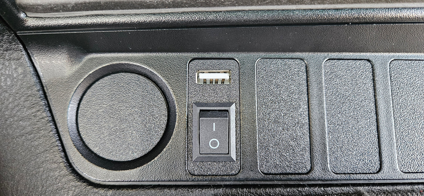 E36 USB Charger + Rocker Switch