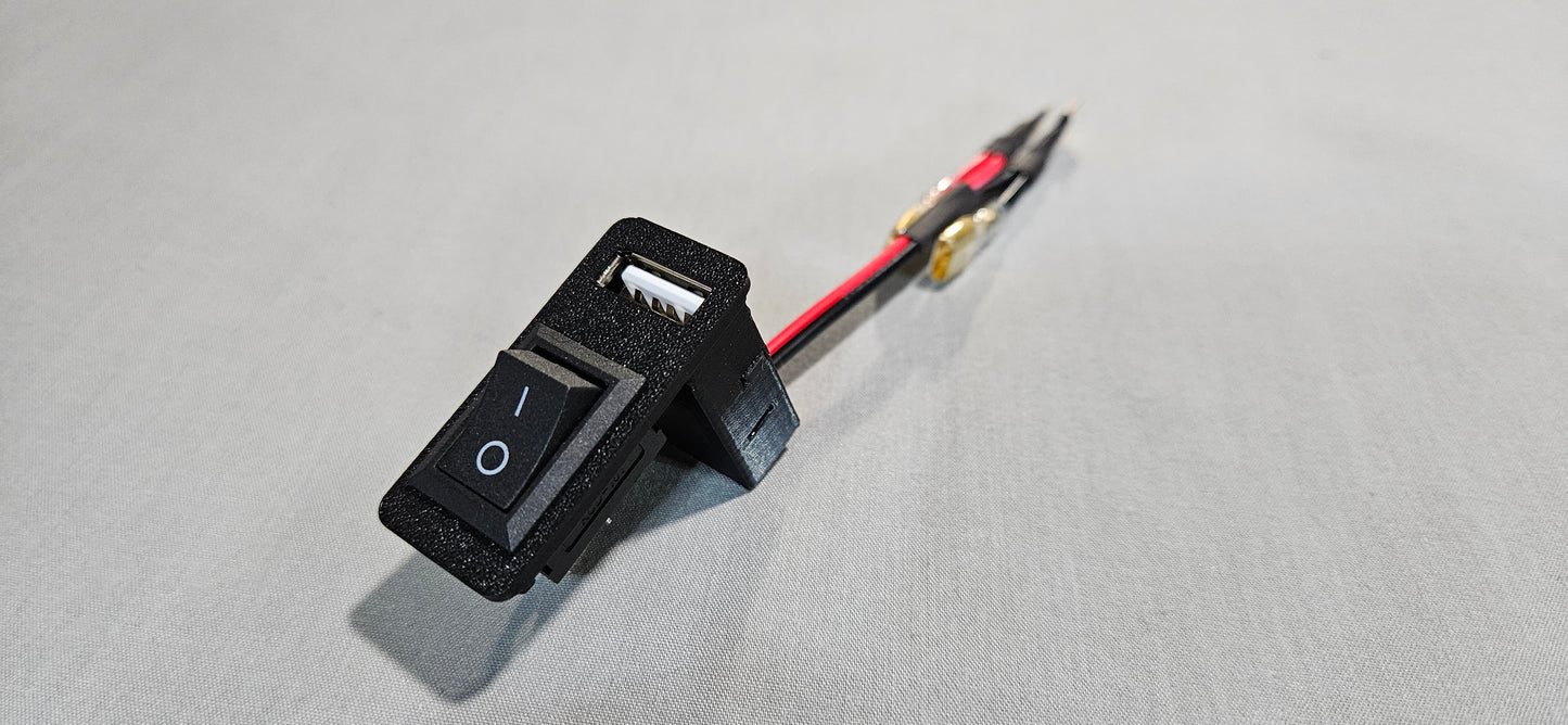 E36 USB Charger + Rocker Switch