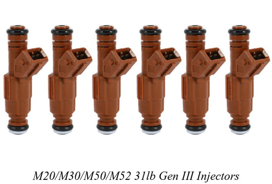 31lb Bosch Gen III Fuel Injector Upgrade - set of six