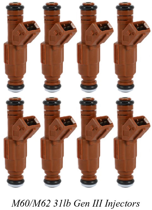 31lb Gen III Bosch Fuel Injector Upgrade - set of eight